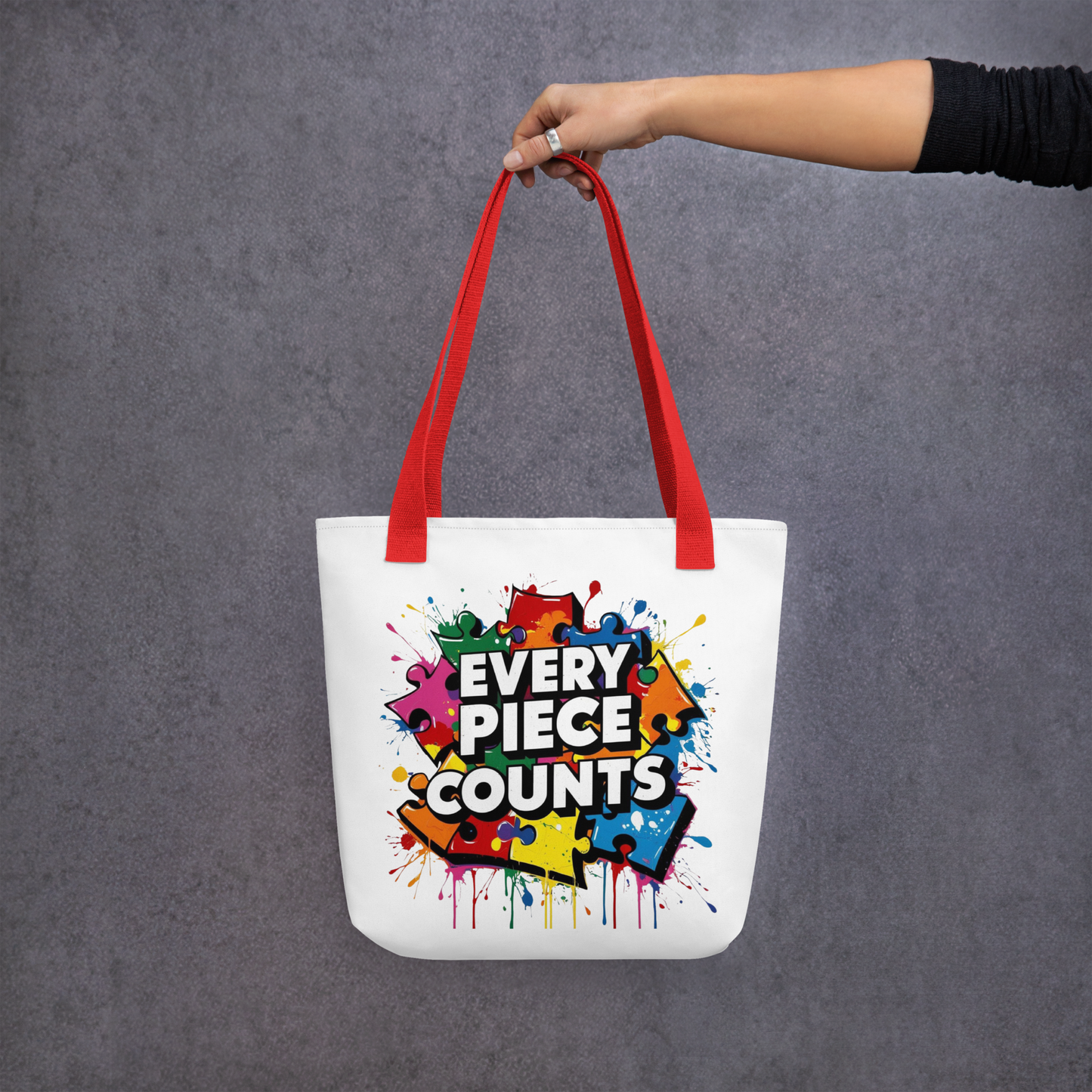 "Every Piece Counts" Tote bag