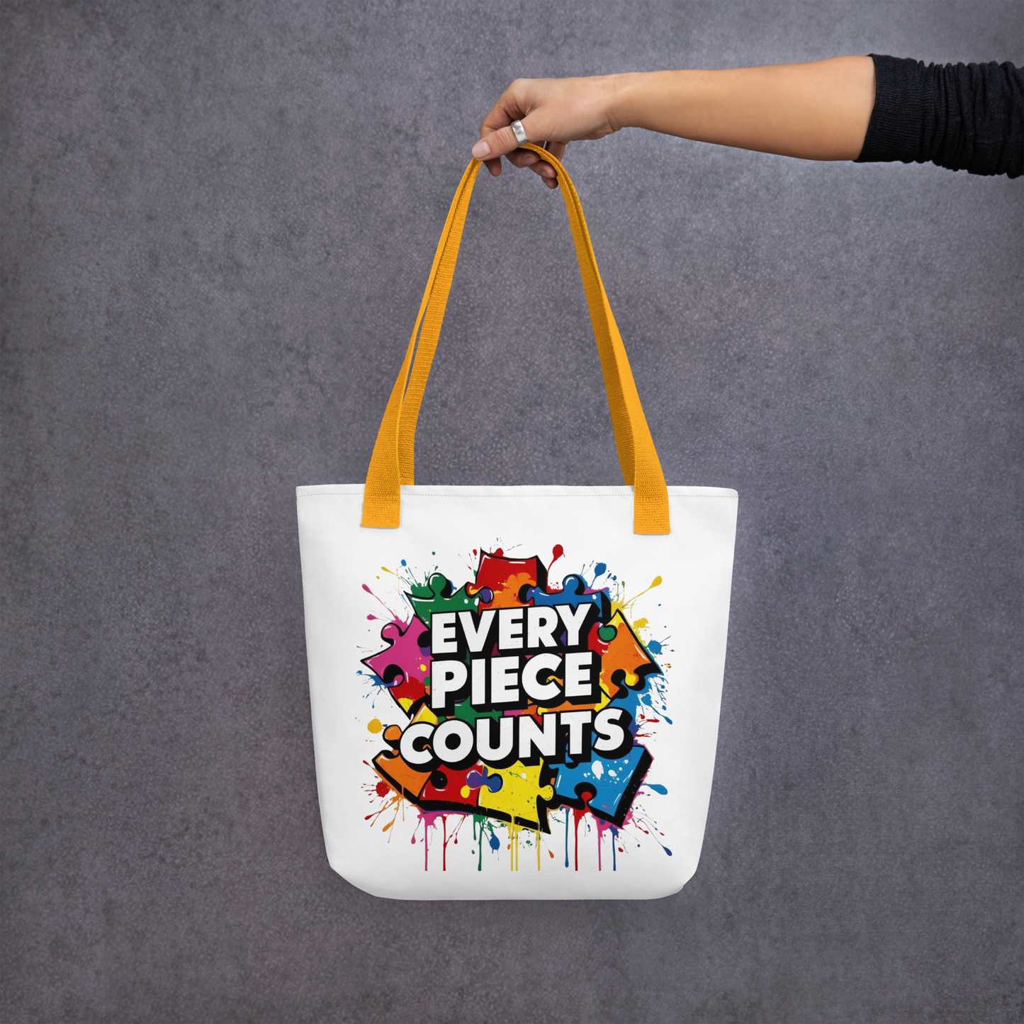 "Every Piece Counts" Tote bag