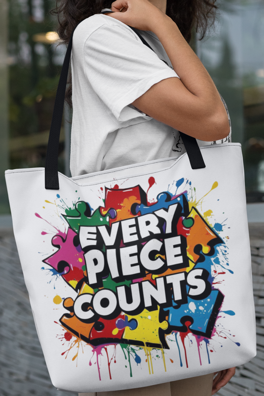 "Every Piece Counts" Tote bag