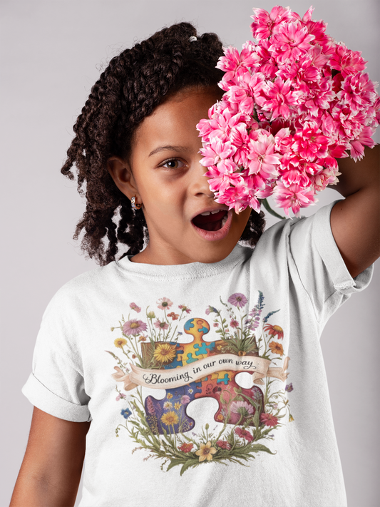 "Blooming In Our Own Way" Girls Youth classic tee